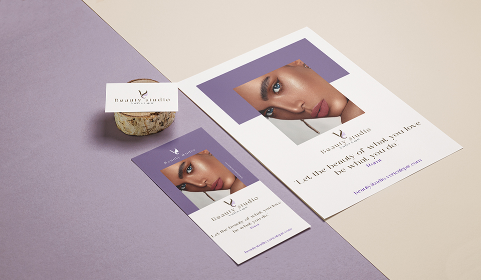 Beauty studio Verica Lepir, znak i logotip, rad polaznika Jovana Živković